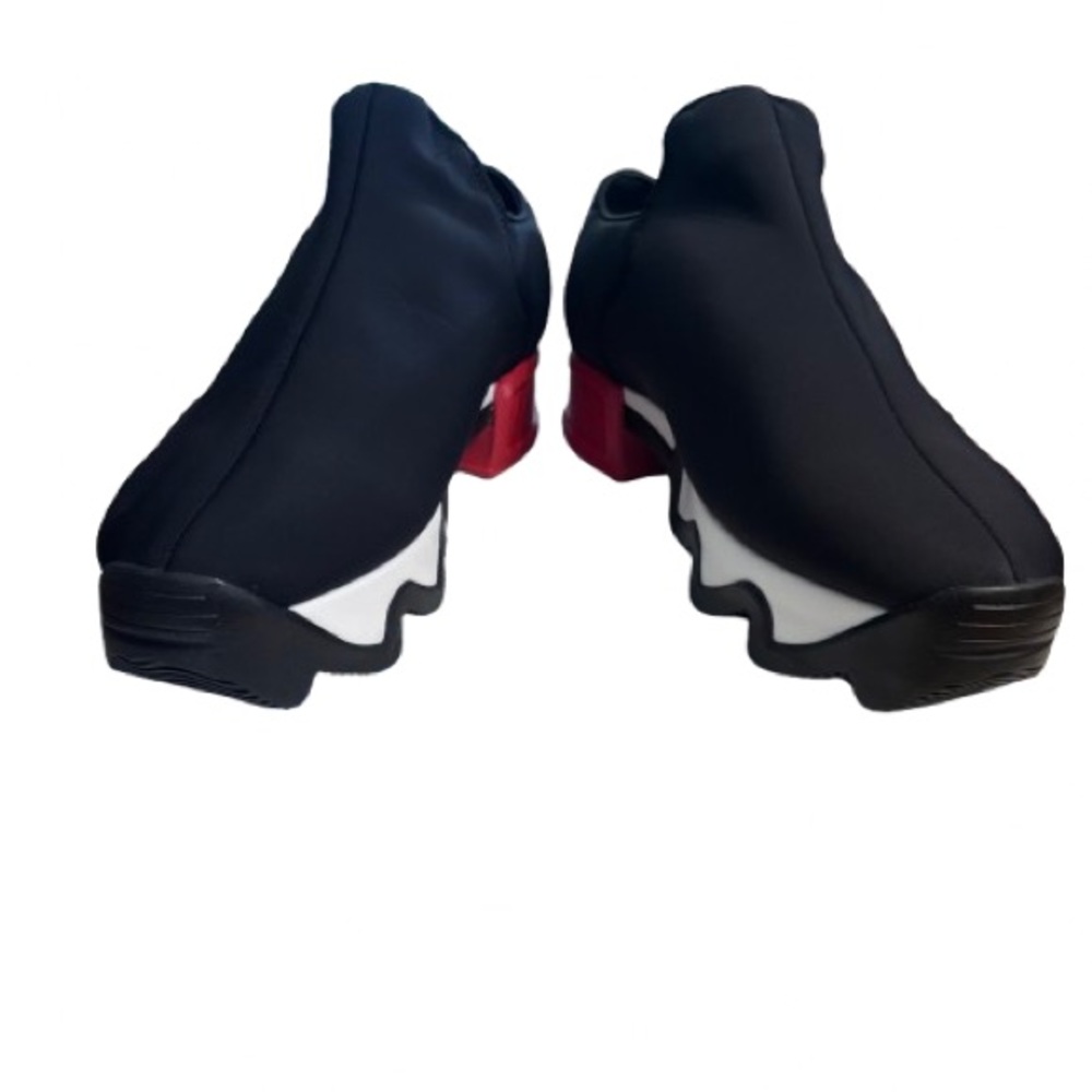 IRI Neoprene Slip On Black White Red Shoes